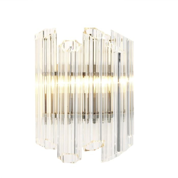 Wall Lamp Vittoria nickel finish 