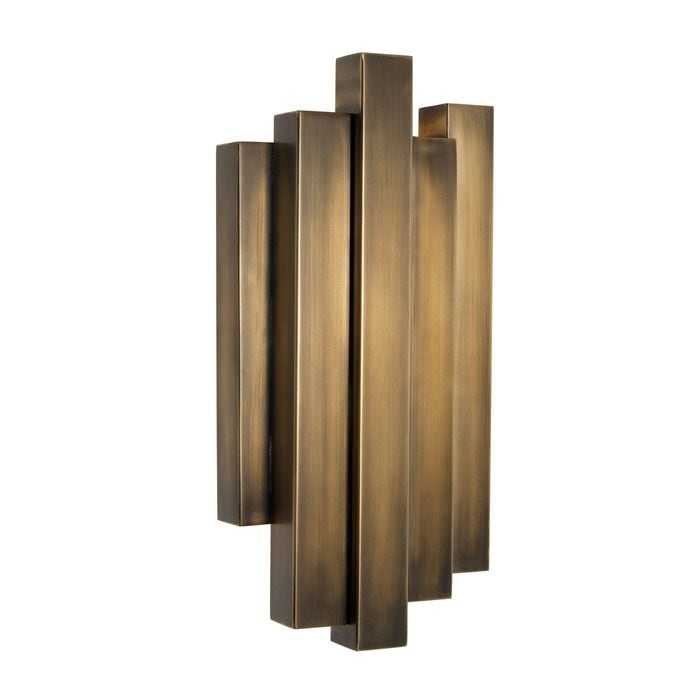 Wall Lamp Beau Rivage vintage brass finish