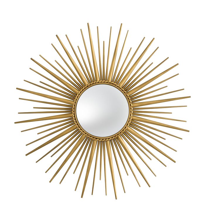 Mirror Helios vintage brass
