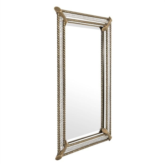 Mirror Cantoni vintage brass finish