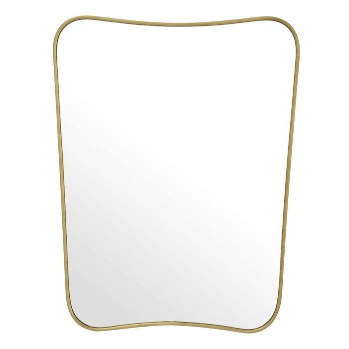 Mirror Vivienne brushed brass finish