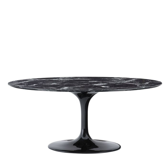 Dining Table Solo black faux marble 
