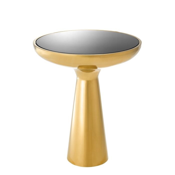 Side Table Lindos low gold finish 