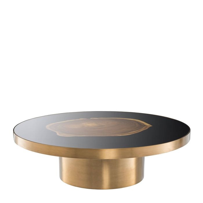 Coffee Table Concord brushed brass finish