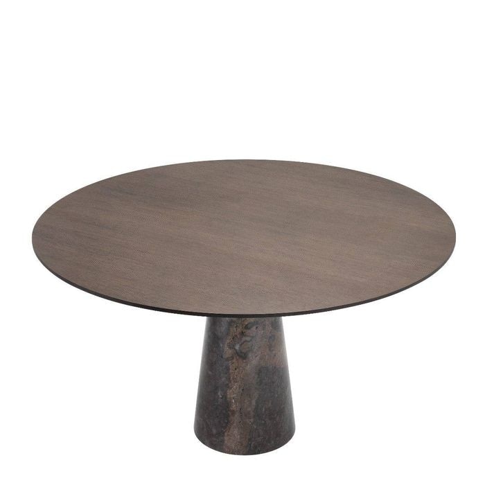 Dining Table Genova mocha straight oak veneer