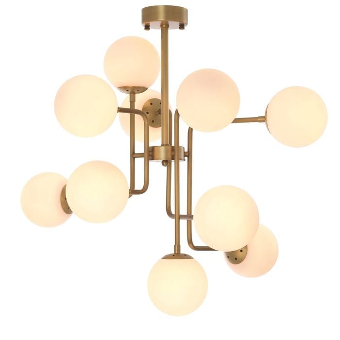 Chandelier Chase antique brass finish