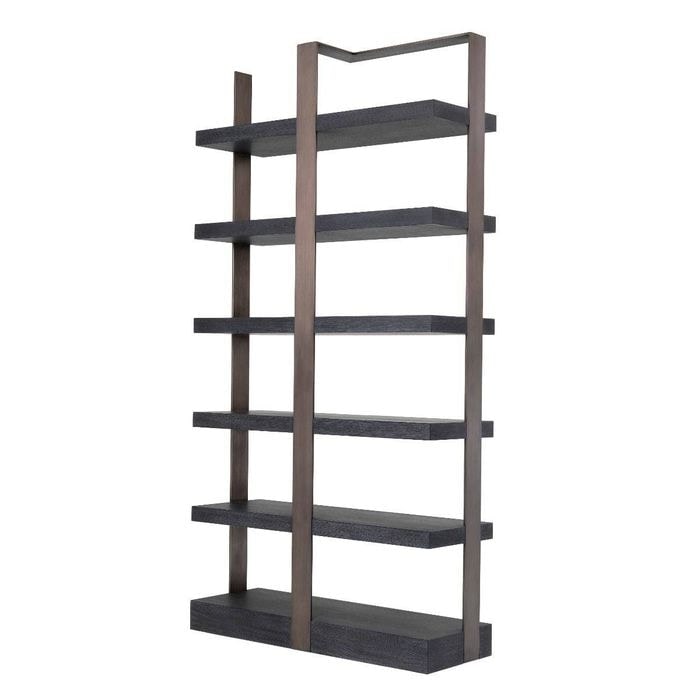 Cabinet Geo charcoal grey crown oak veneer