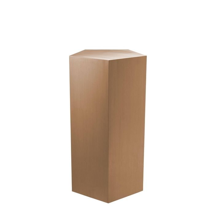 Column Meissner brushed copper finish H. 80 cm