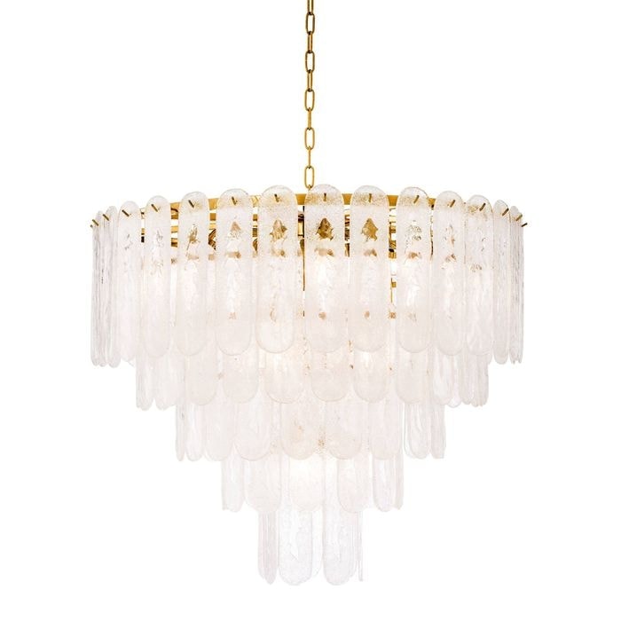 Chandelier Riveria gold finish 