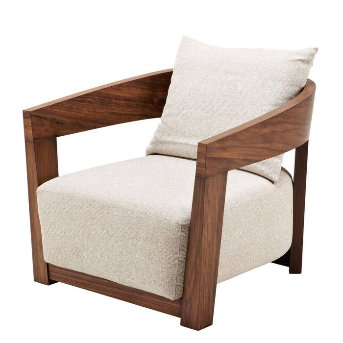 Chair Rubautelli walnut veneer loki natural 
