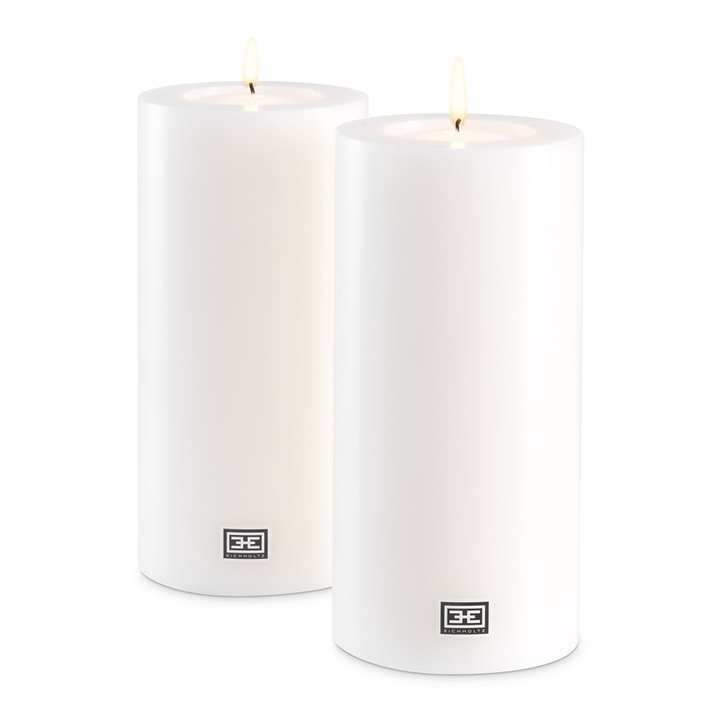 Artificial Candle ? 12 x H. 25 cm set of 2