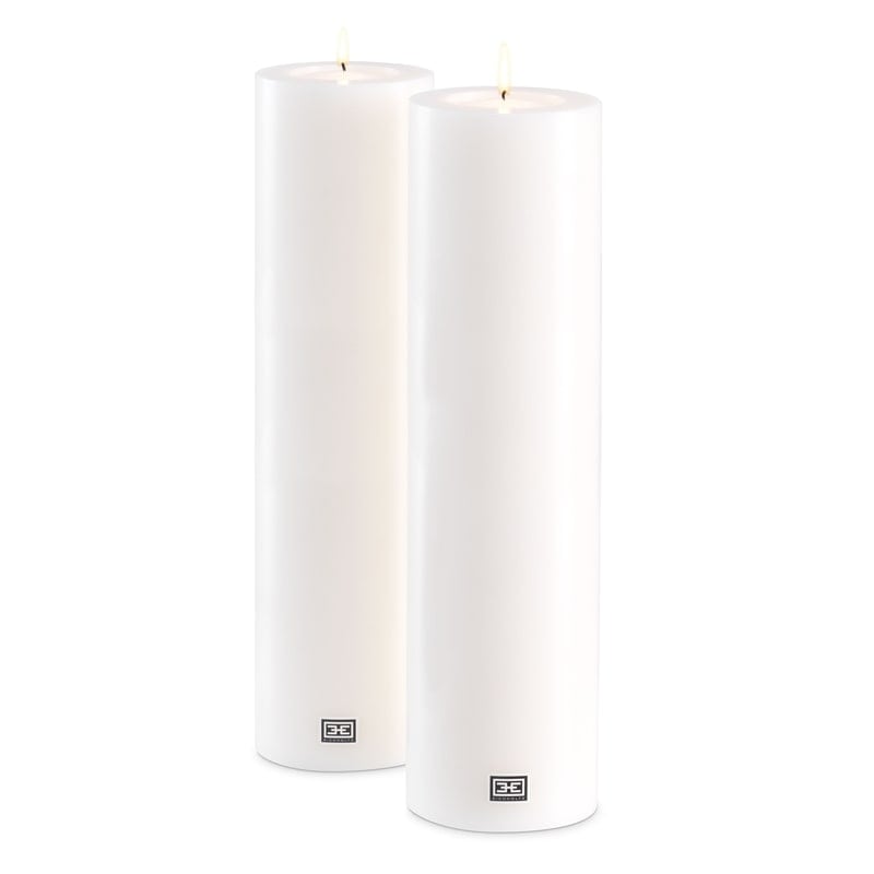 Artificial Candle ? 12 x H. 45 cm set of 2