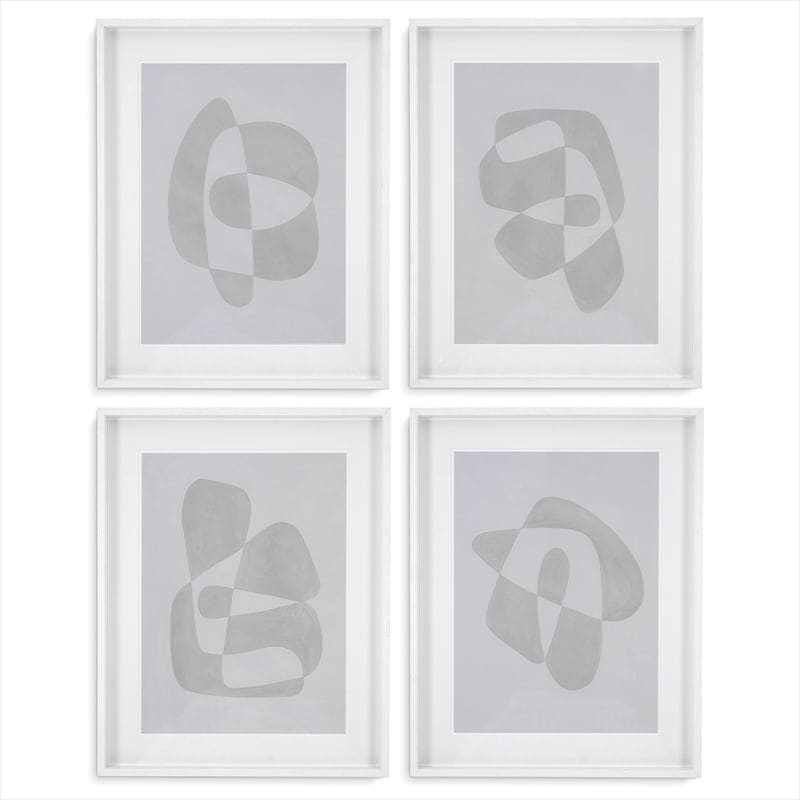 Print Soft shape set of 4