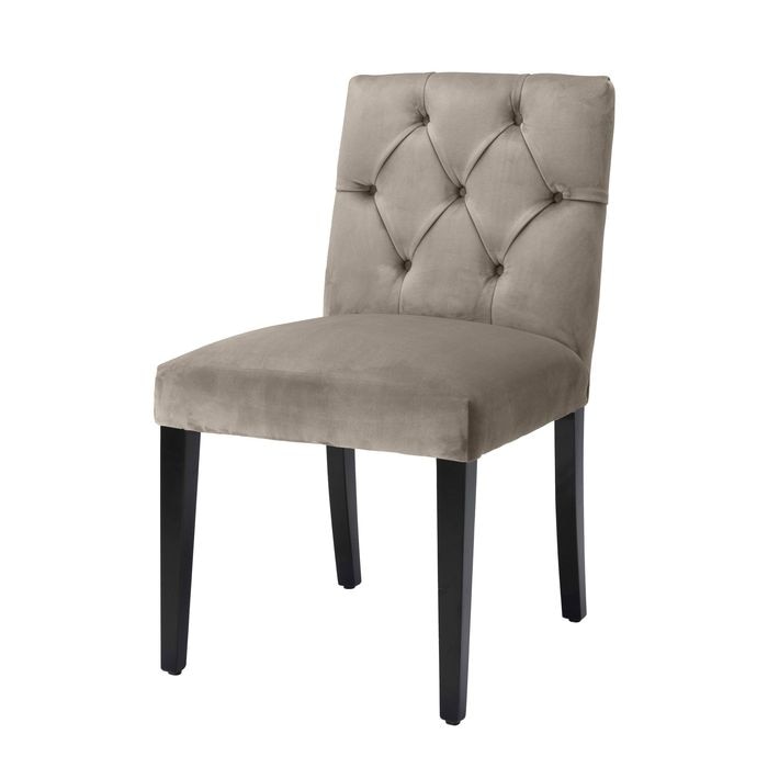 Dining Chair Atena savona greige velvet