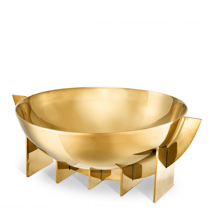 Bowl Bismarck gold finish
