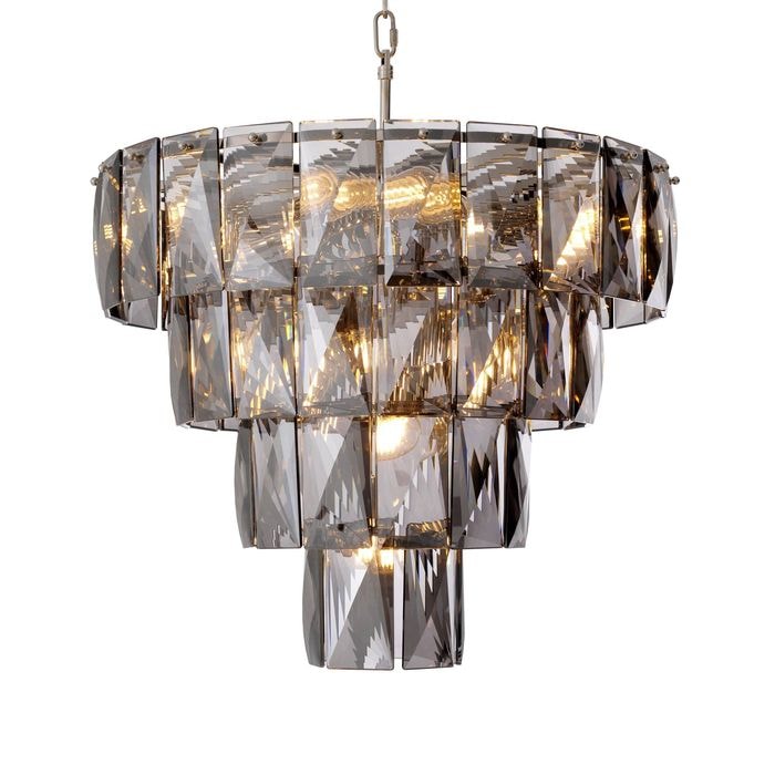 Chandelier Amazone S smoke glass