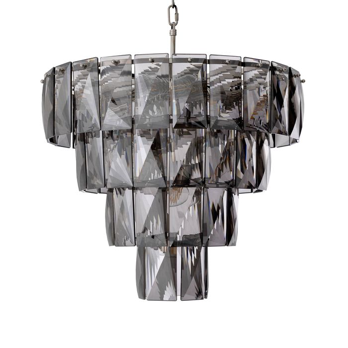 Chandelier Amazone S smoke glass