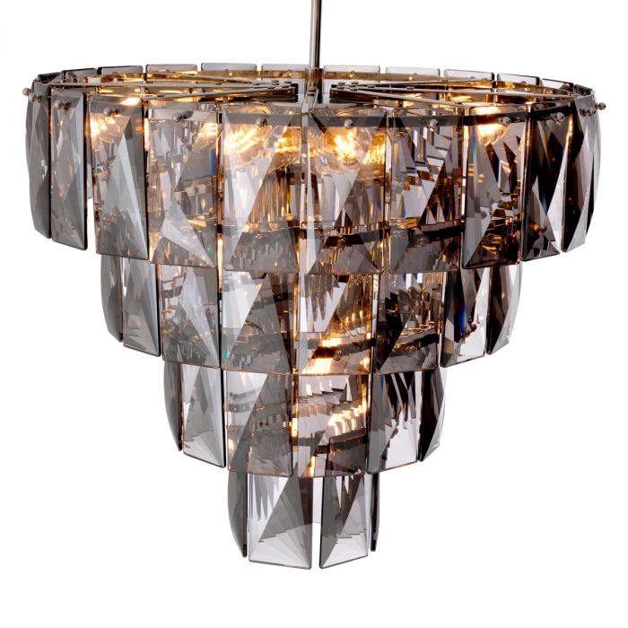 Chandelier Amazone S smoke glass