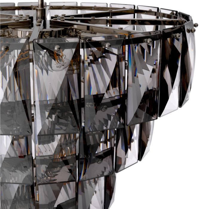 Chandelier Amazone S smoke glass