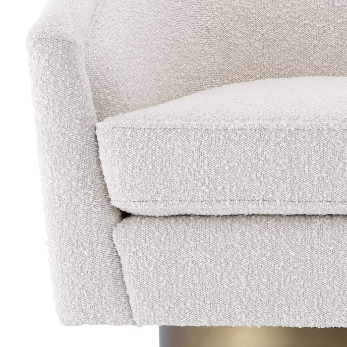 Swivel Chair Catene boucl? cream