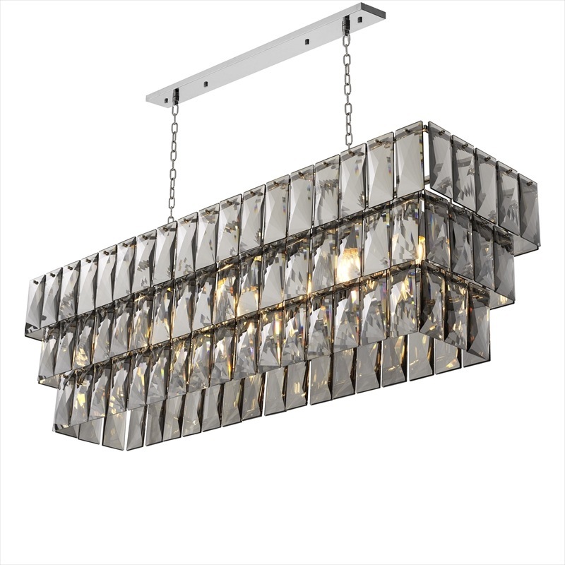 Chandelier Amazone rectangular