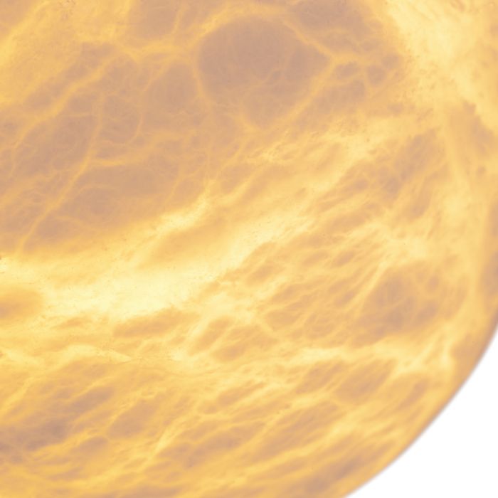 Chandelier Sphinx L antique brass finish