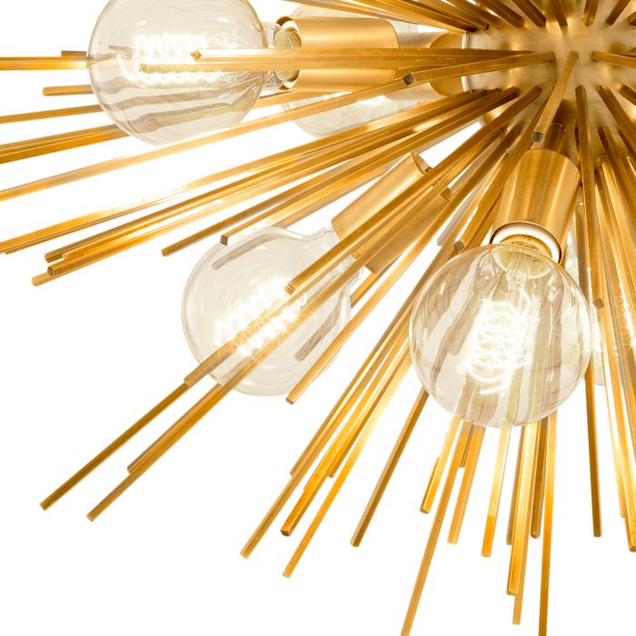 Chandelier Boivin matte brass finish