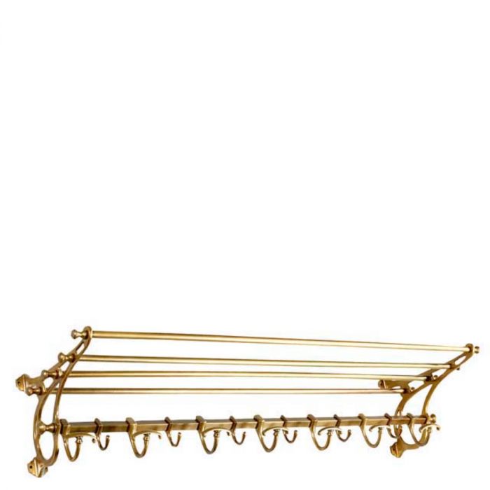 Coatrack Hudson 97 cm antique brass finish