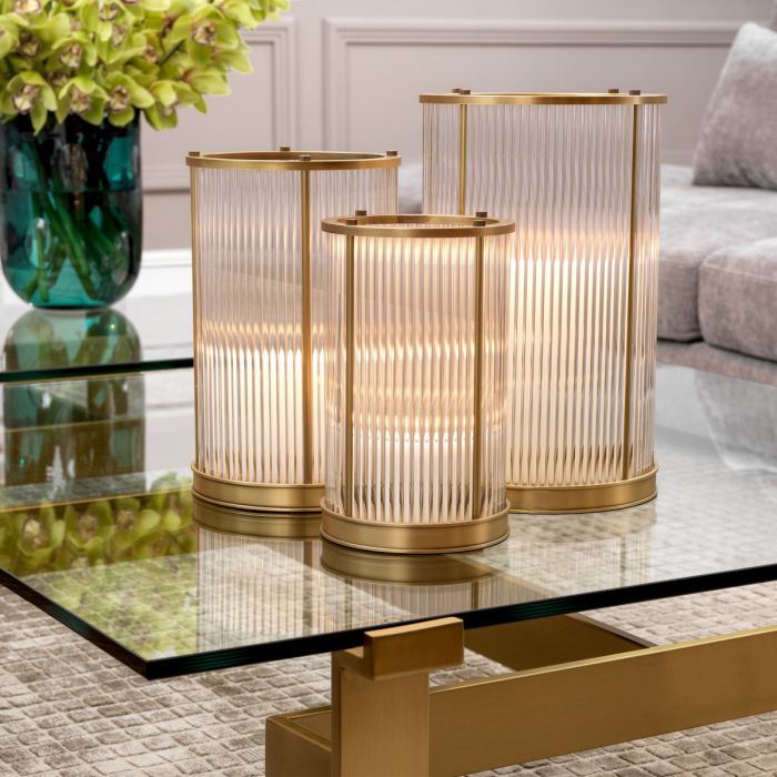 Hurricane Mayson antique brass finish L