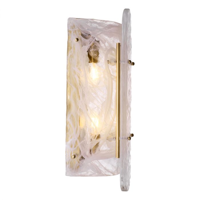Wall Lamp Ginnis antique brass finish