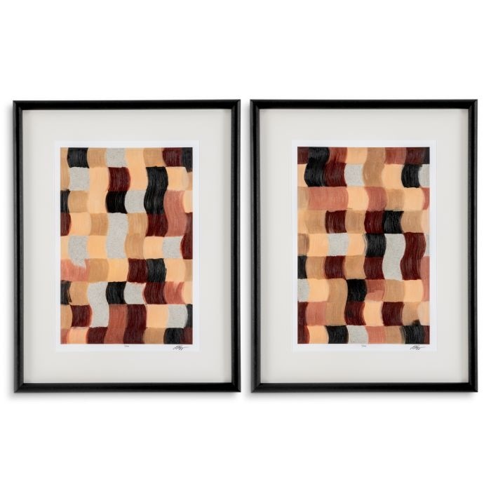 Prints Sun Baked Mosa?c by Grace Popp set of 2