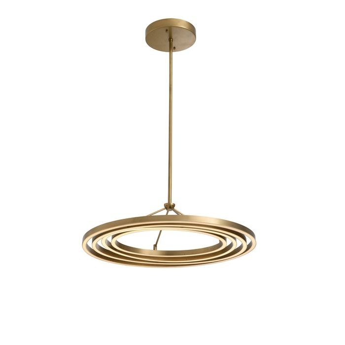 Chandelier Cassini antique brass finish