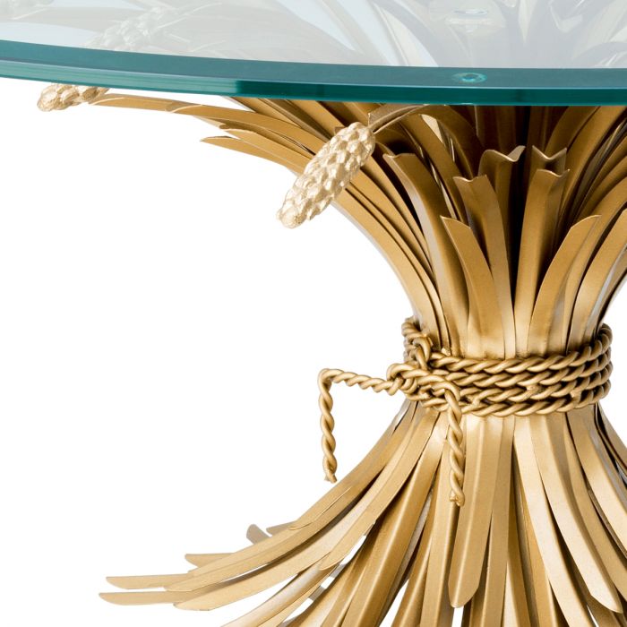 Coffee Table Bonheur antique gold finish 