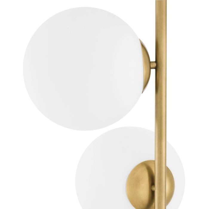 Floor Lamp Tempo antique brass finish 