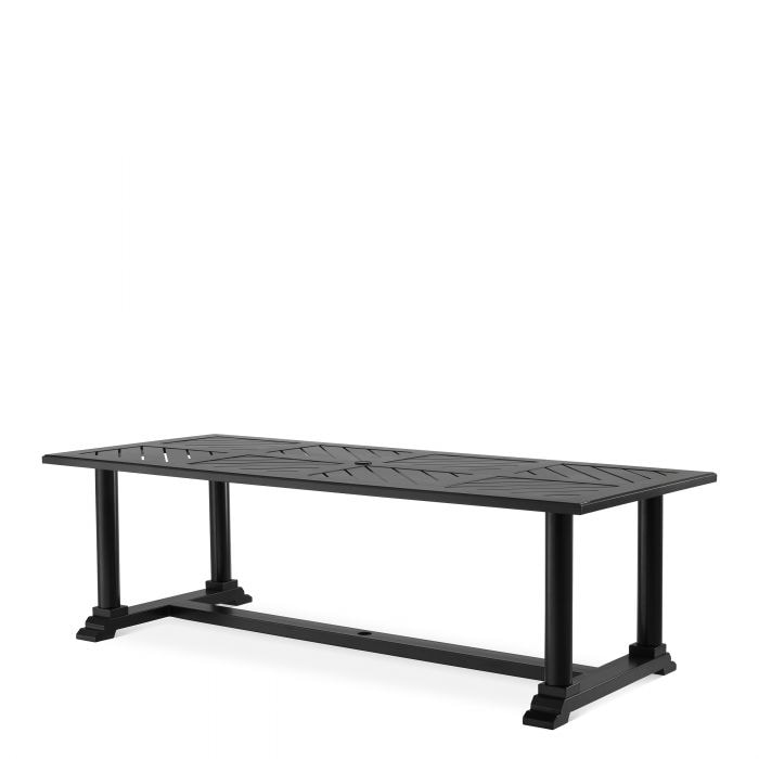 Dining Table Bell Rive 240x103 cm outdoor m. black