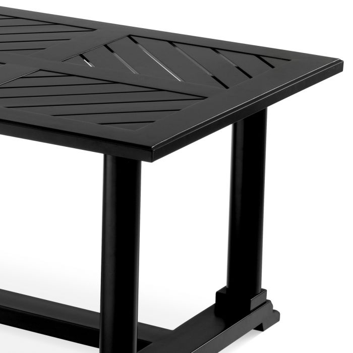 Dining Table Bell Rive 240x103 cm outdoor m. black