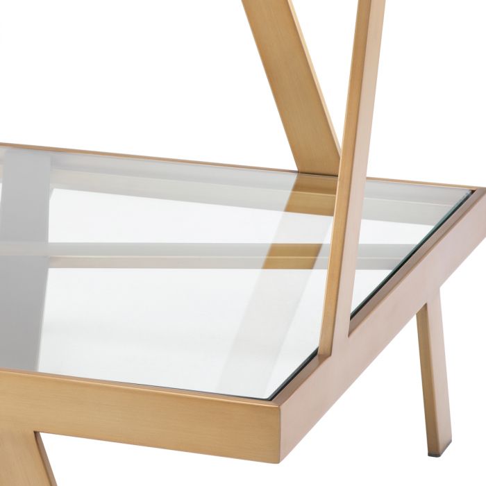 Side Table Billinghurst brushed brass finish
