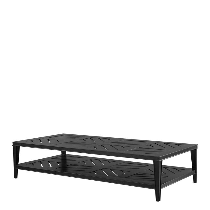 Coffee Table Bell Rive 180 x 90cm outdoor m. black