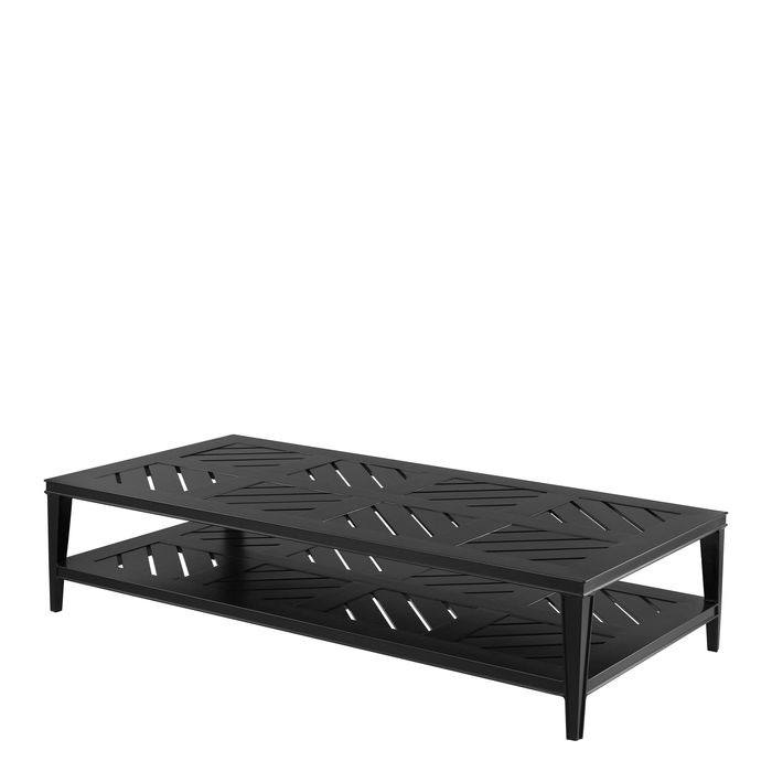 Coffee Table Bell Rive 180 x 90cm outdoor m. black