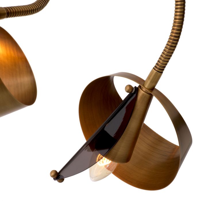 Chandelier Corrientes antique brass finish