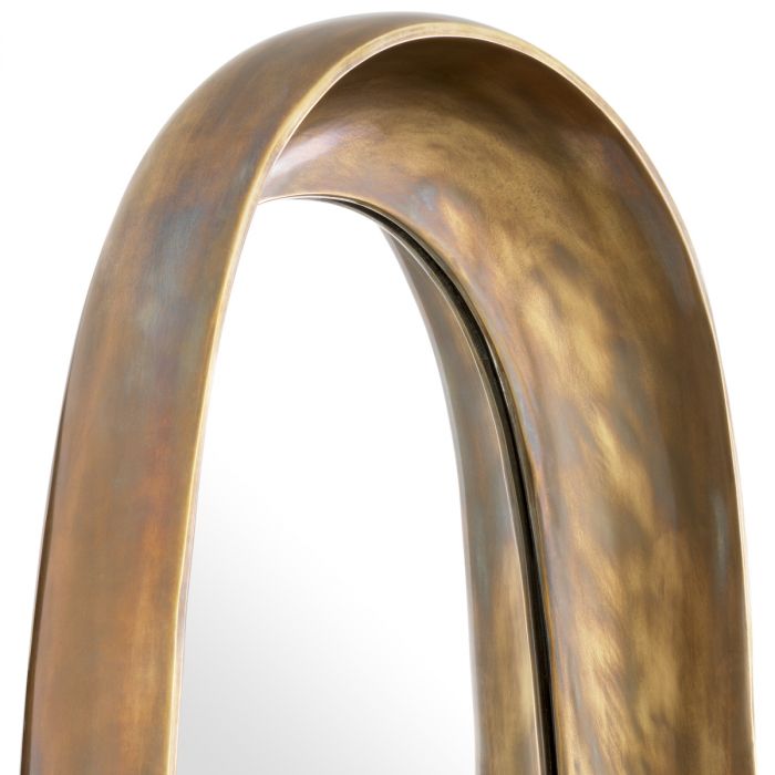 Mirror Sandals L vintage brass finish