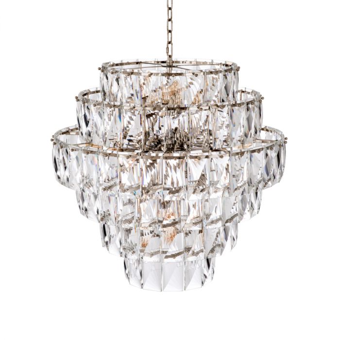 Chandelier Amazone L nickel finish 