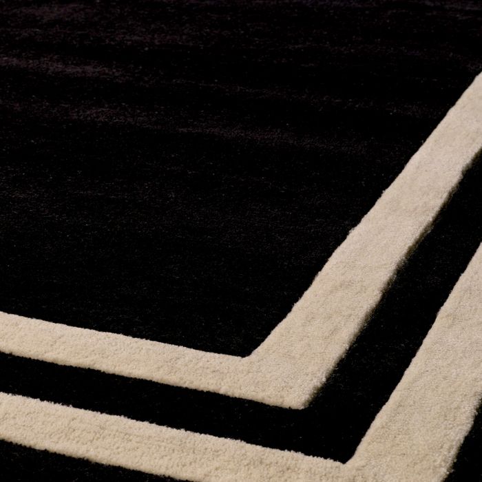 Carpet Celeste black & off-white 300 x 400 cm