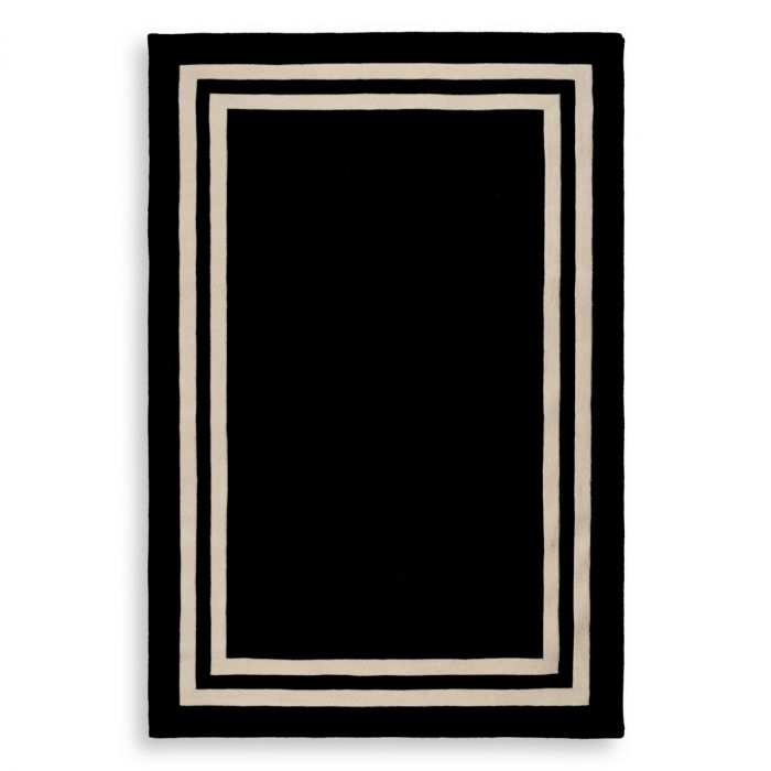 Carpet Celeste black & off-white 300 x 400 cm