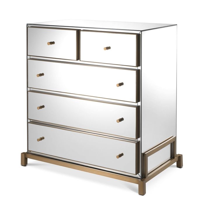 Chest Clarington mirror glass