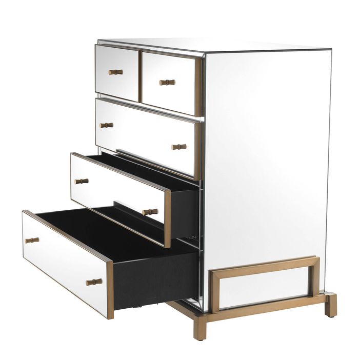 Chest Clarington mirror glass