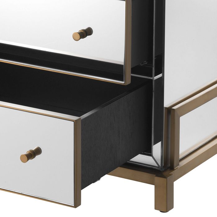 Chest Clarington mirror glass