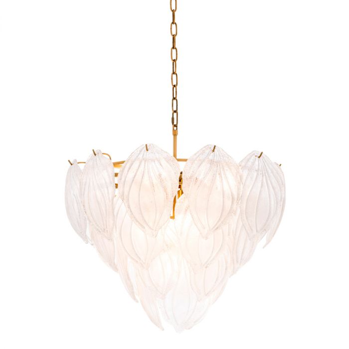 Chandelier Novida antique brass finish 