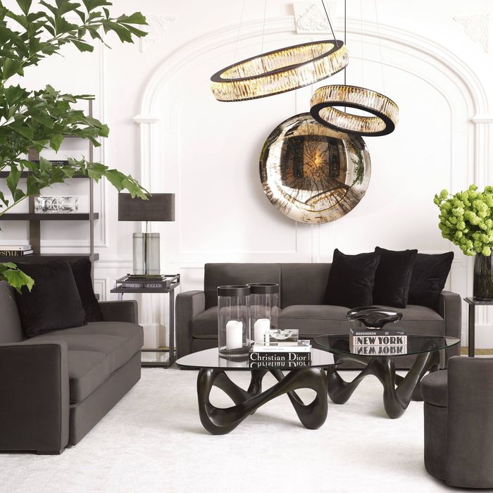 Chandelier Vancouver black finish L