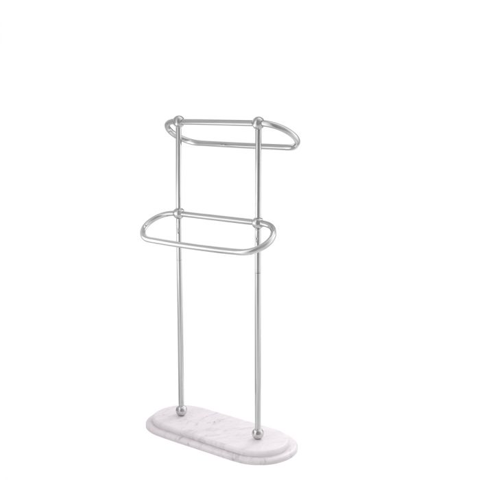 Towel Rack Lowell H. 91 cm pol ss white marble